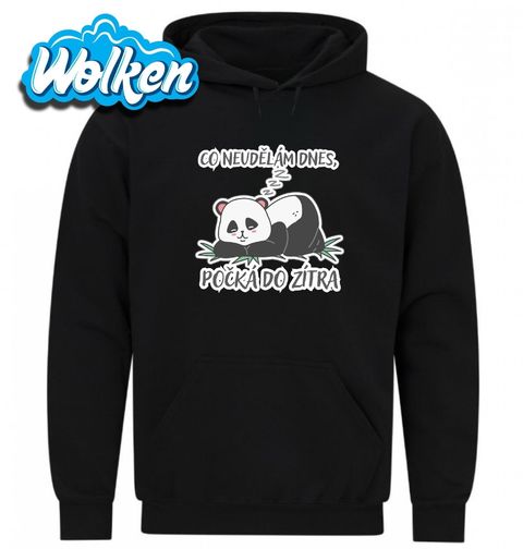 Obrázek produktu Pánská mikina Spící Panda Co neudělám dnes, počká do zítra