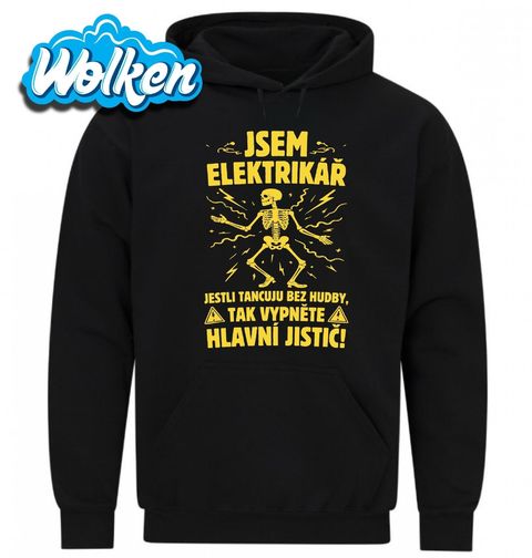 Obrázek produktu Pánská mikina Elektrikář pod Proudem