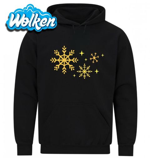 Obrázek produktu Pánská mikina Zlaté Sněhové Hvězdy