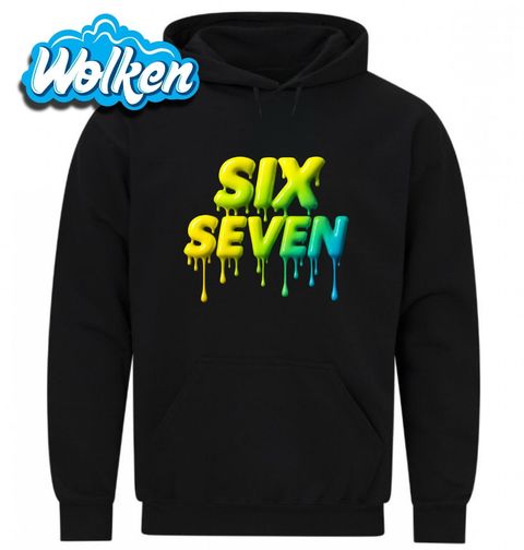 Obrázek produktu Pánská mikina Rozteklý Meme 67 Six Seven