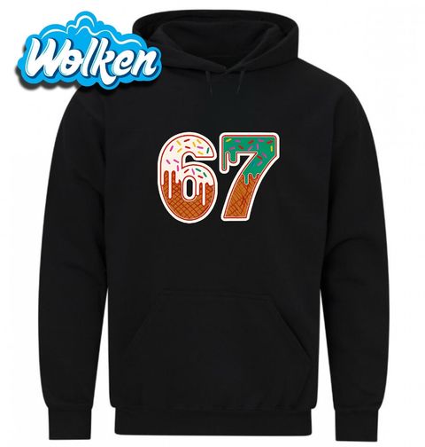 Obrázek produktu Pánská mikina Meme Zmrzlina 67 Six Seven