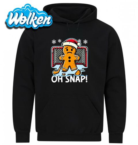 Obrázek produktu Pánská mikina Zraněný Perníček Hokejista Oh Snap!