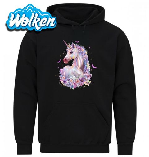 Obrázek produktu Pánská mikina Třpytivý Jednorožec v Květinách