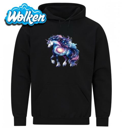 Obrázek produktu Pánská mikina Galaktický Jednorožec z Hvězdné Mlhoviny