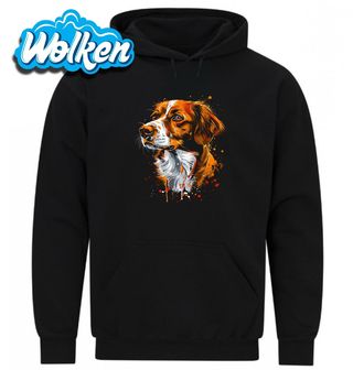 Mikina Bretaňský ohař Brittany Dog.jpg