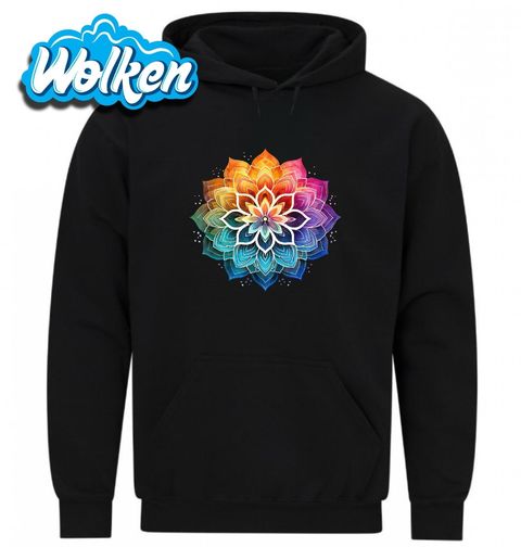 Obrázek produktu Pánská mikina Květina Harmonie Duhová Mandala