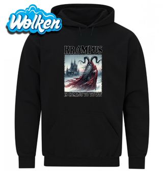 Mikina Vánoční Démon Krampus přichází.jpg