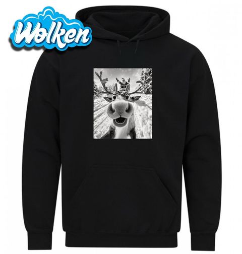 Obrázek produktu Pánská mikina Selfie Soba a Santy ve Sněhové Vánici