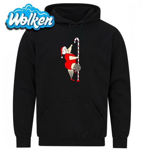 Obrázek produktu Pánská mikina Sexy Santova Žena u Tyče