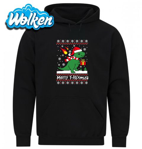 Obrázek produktu Pánská mikina Vánoční T-Rex Merry T-Rexmas