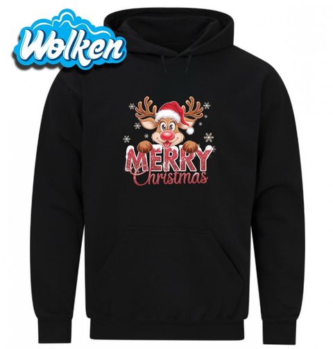 Obrázek produktu Pánská mikina Veselé Sobí Vánoce Merry Christmas
