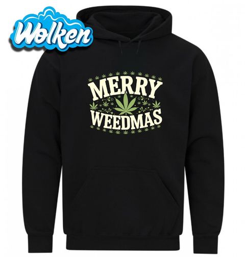 Obrázek produktu Pánská mikina Veselé Zhulené Vánoce Merry Weedmas