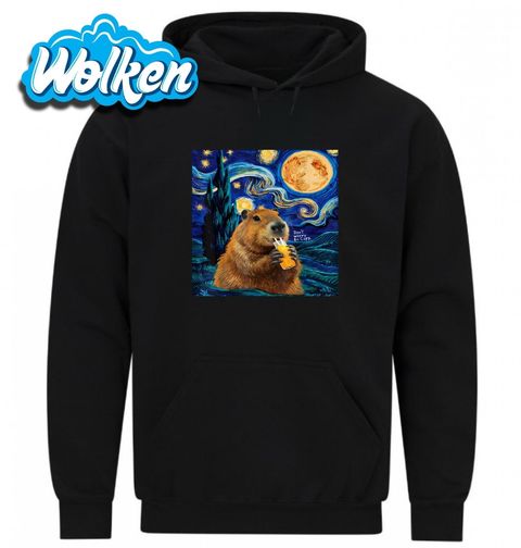 Obrázek produktu Pánská mikina Kapybara s Džusem ve Hvězdné noci