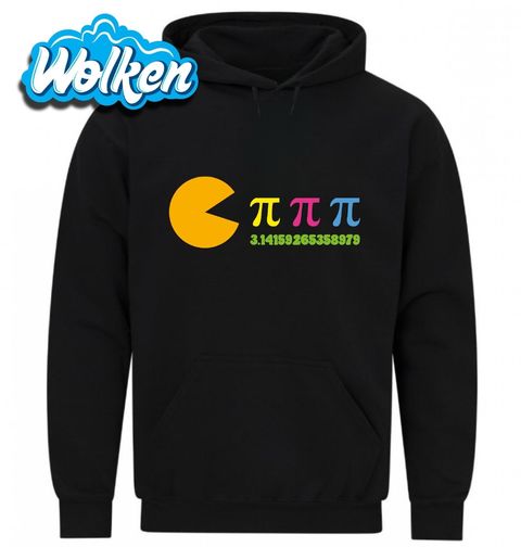 Obrázek produktu Pánská mikina Matematický Pac-Man Pí (𝝅)