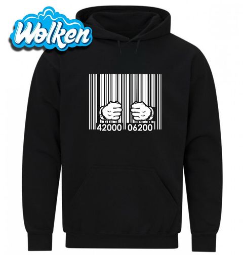 Obrázek produktu Pánská mikina Vězeň čárového kódu