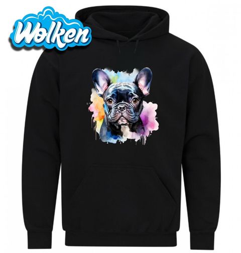 Obrázek produktu Pánská mikina Černý Francouzský buldoček