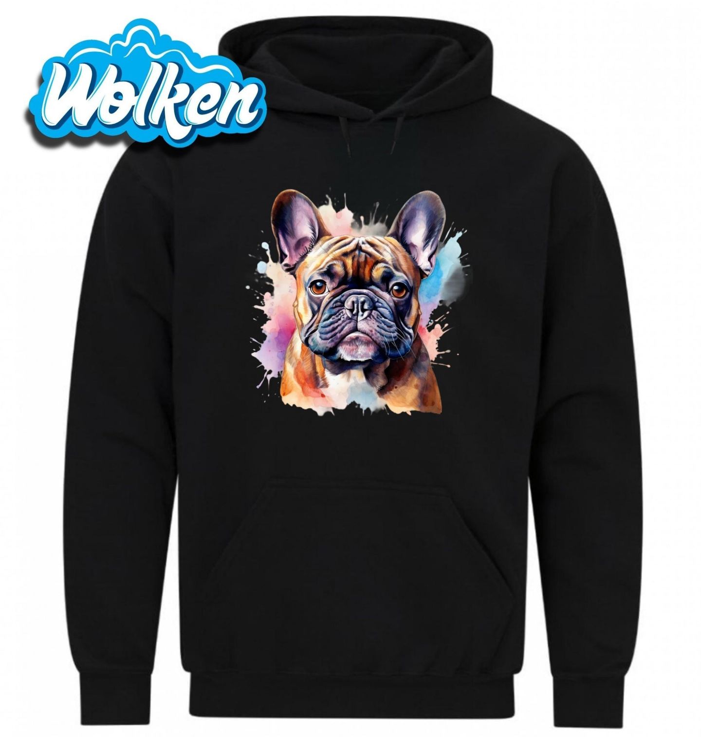 Mikina Hnědý Francouzský buldoček.jpg