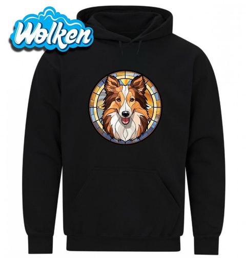 Obrázek produktu Pánská mikina Šeltie ve Vitráži Stained Glass