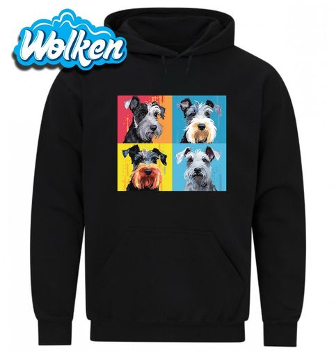 Obrázek produktu Pánská mikina Pop-art Knírač malý