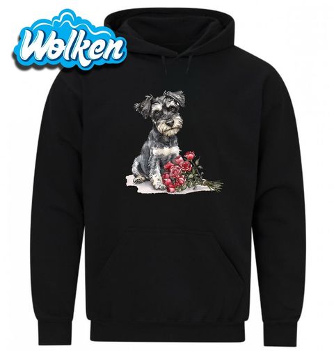 Obrázek produktu Pánská mikina Knírač malý s Kyticí