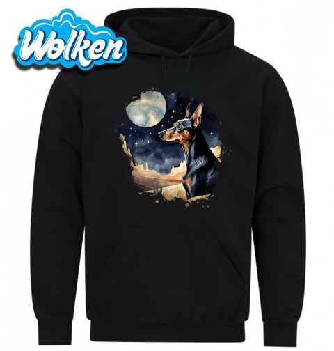 Obrázek produktu Pánská mikina Dobrman v Noční Poušti