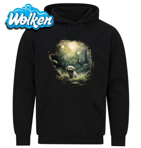 Obrázek produktu Pánská mikina Havanský psík v Lese Světlušek