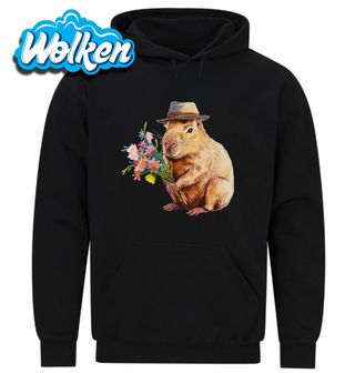 Mikina Gentleman Kapybara s Květinami.jpg