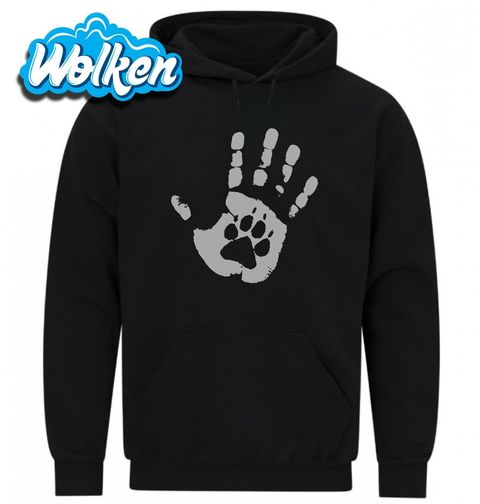 Obrázek produktu Pánská mikina Otisk Dlaně a Psí Tlapky