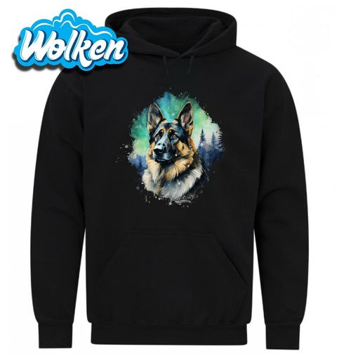 Obrázek produktu Pánská mikina Německý ovčák pod Noční Oblohou