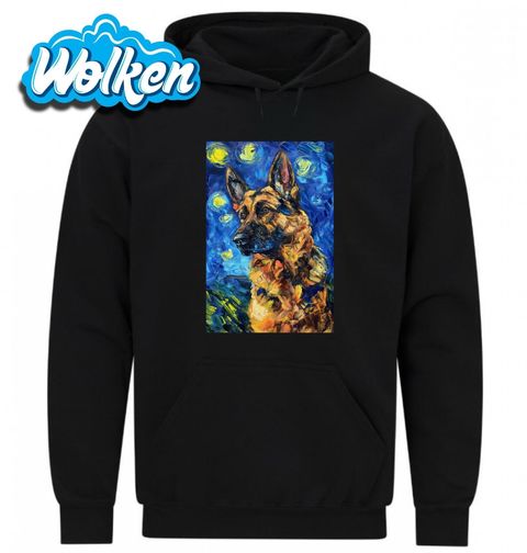 Obrázek produktu Pánská mikina Německý ovčák ve Hvězdné noci