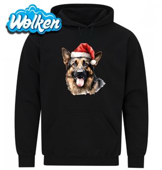 Mikina Vánoční Německý ovčák.jpg