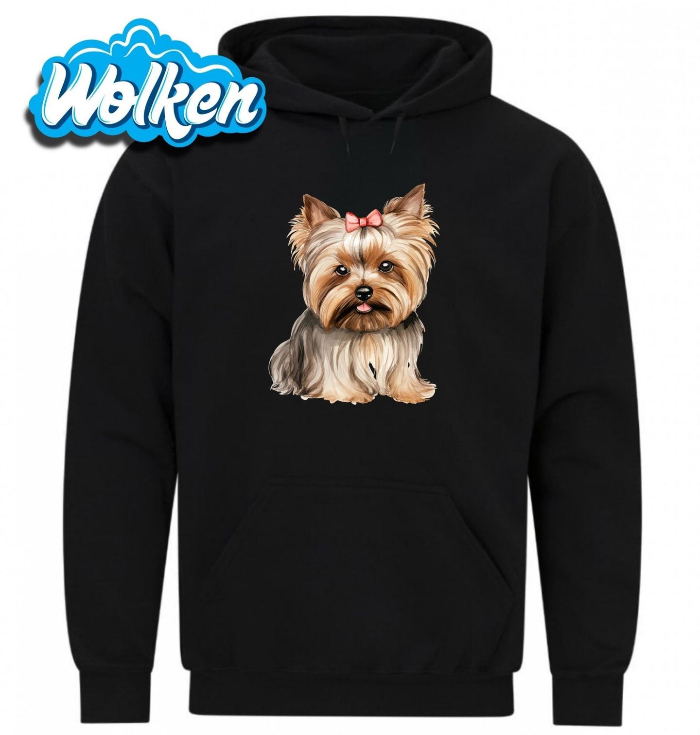 Mikina Jorkšírská teriérka s Mašlí.jpg