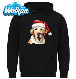 Mikina Vánoční Labrador ve Sváteční Čepici.jpg