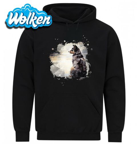 Obrázek produktu Pánská mikina Australský ovčák u Jezera