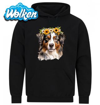 Mikina Australský ovčák s Květinovým Věncem.jpg