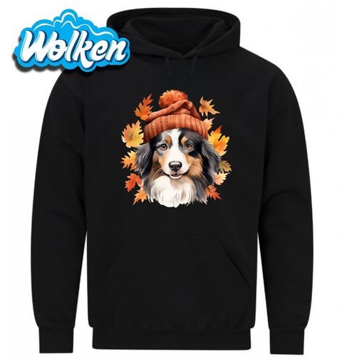 Obrázek produktu Pánská mikina Podzimní Australský ovčák v Kulichu