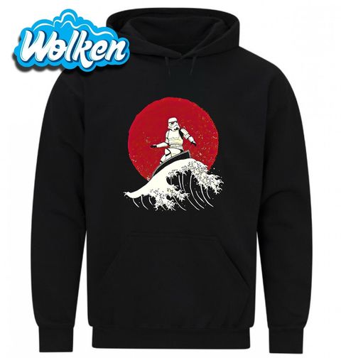 Obrázek produktu Pánská mikina Surfující Stormtrooper u Kanagawy