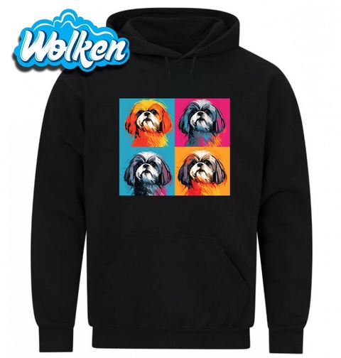 Obrázek produktu Pánská mikina Pop-art Shih-tzu