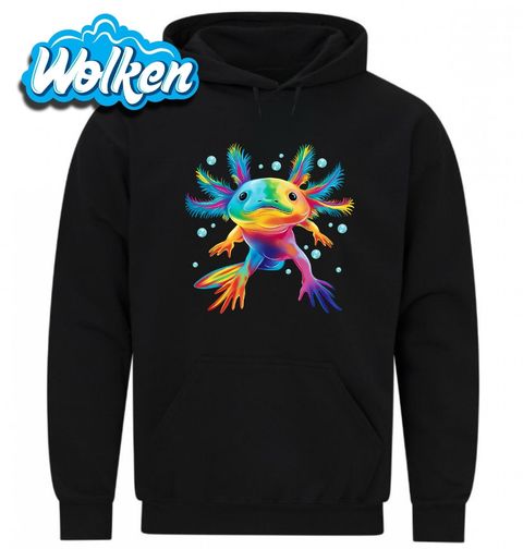 Obrázek produktu Pánská mikina Duhový Axolotl mexický
