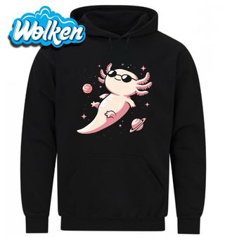 Mikina Kosmický Axolotl mexický.jpg