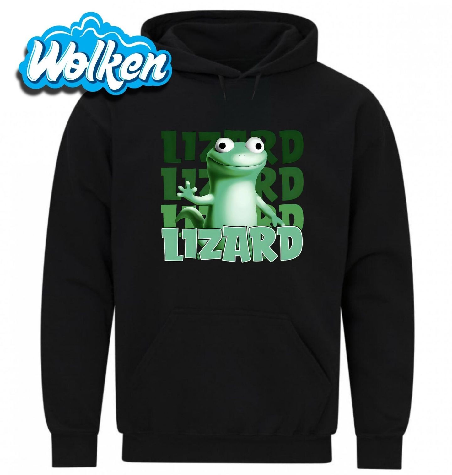 Mikina Zelená Ještěrka Lizard.jpg