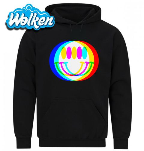 Obrázek produktu Pánská mikina Glitch Smajlík Happy Emoji