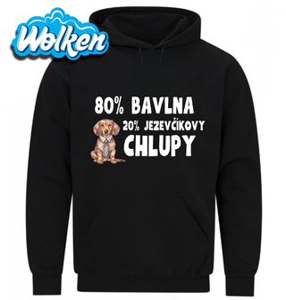 Mikina 80 % Bavlna, 20 % Jezevčíkovy Chlupy.jpg