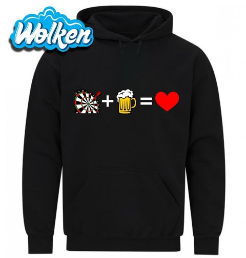 Obrázek produktu Pánská mikina Pivní Rovnice Šipkaře