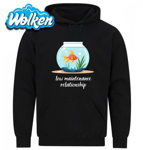 Obrázek produktu Pánská mikina Zlatá Ryba v Akvárku Low Maintenance Relationship