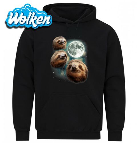 Obrázek produktu Pánská mikina Lenochodi vyjící na Měsíc