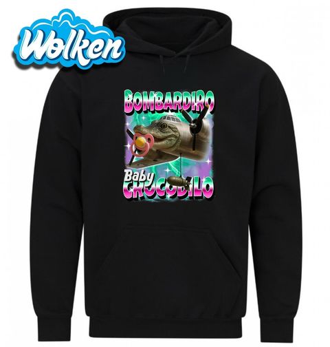 Obrázek produktu Pánská mikina Baby Bombardiro Crocodilo s Dudlíkem