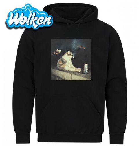 Obrázek produktu Pánská mikina Noční Život Kočky