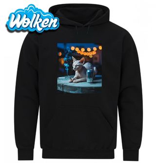 Mikina Kočka Sphynx v Nočním Baru.jpg