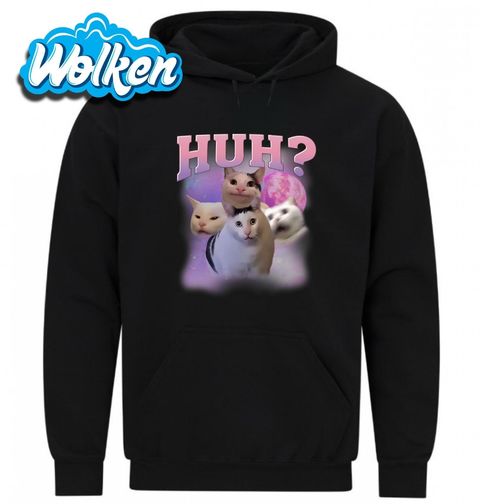 Obrázek produktu Pánská mikina Překvapená Kočka Huh? Cat